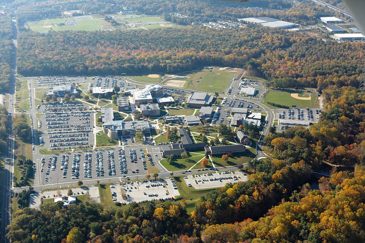 aerial view of blackwood new jersey